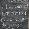 Exposition pour le centenaire de l'armistice du 11 novembre 1918