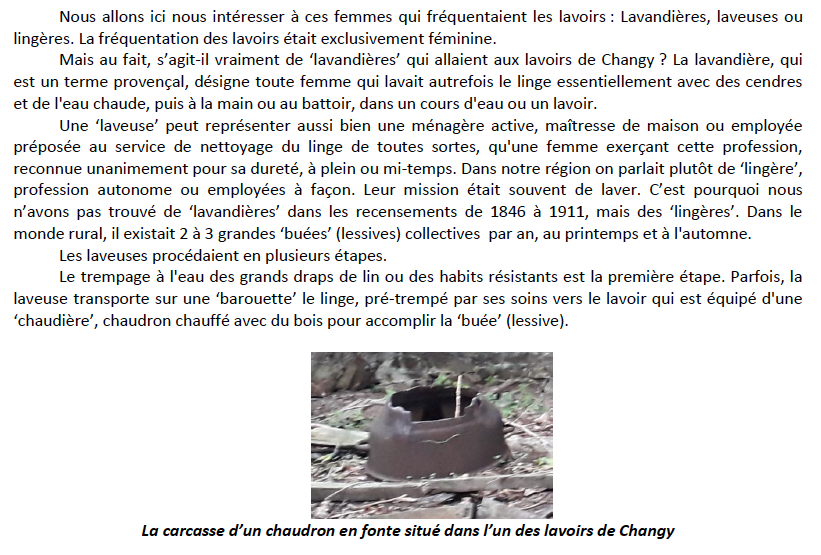 Lavoirs et lavandières de Changy 2/3