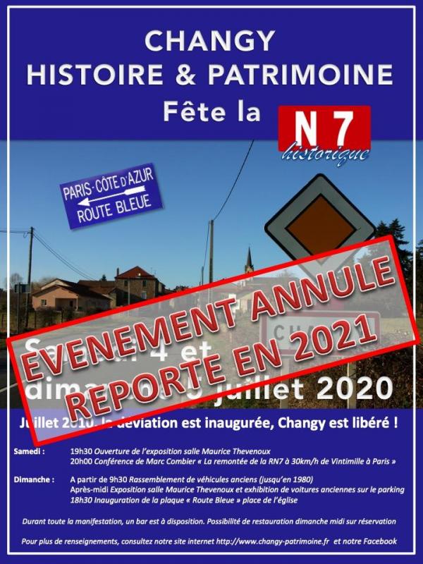 Report événement N7 à Changy