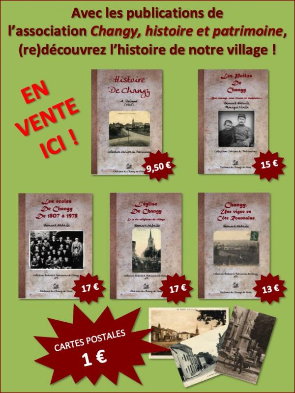 Publications Changy histoire et patrimoine